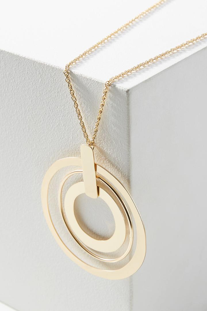 Anthropologie Concentric Circles Necklace