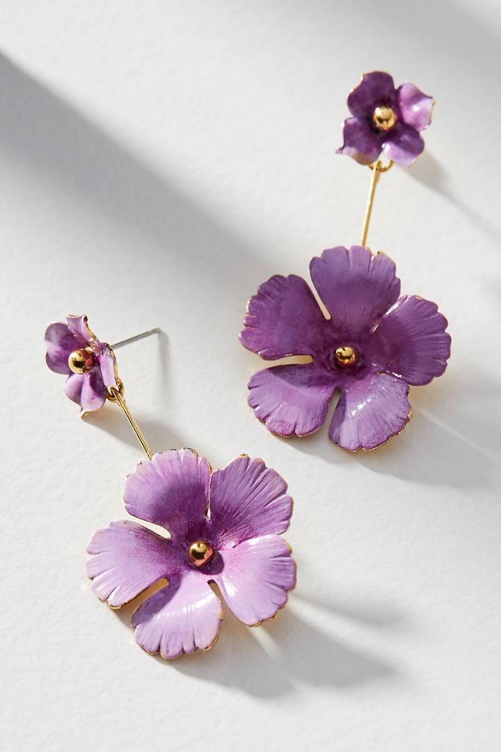 Jennifer Behr Julia Floral Front-back Earrings
