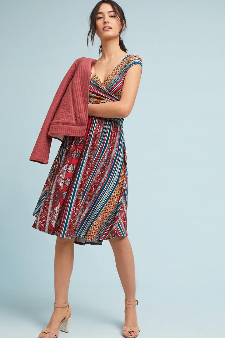 Maeve Twinkling Wrap Dress
