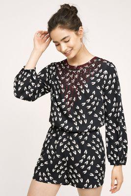 Ranna Gill Printed Madine Romper