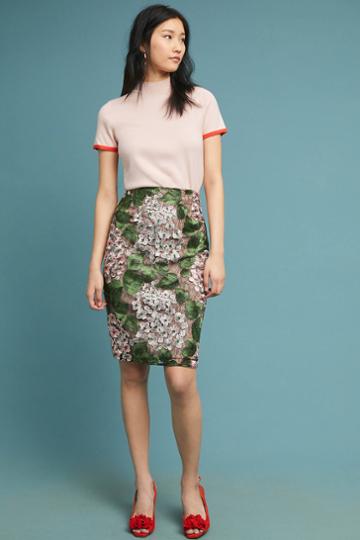 Bronx And Banco Cherry Blossom Pencil Skirt