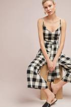 If By Sea Gingham Tie-waist Jumpsuit