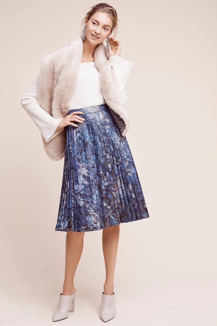 Hemant & Nandita Kavita Pleated Skirt