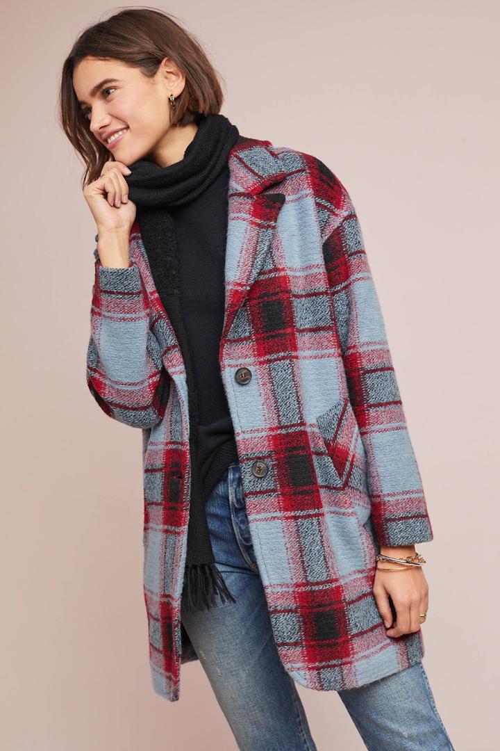 Thekorner Riley Plaid Coat
