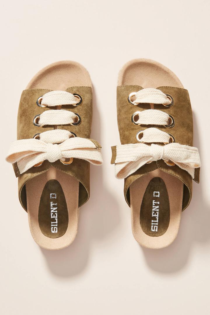 Silent D Lace-up Espadrille Sandals
