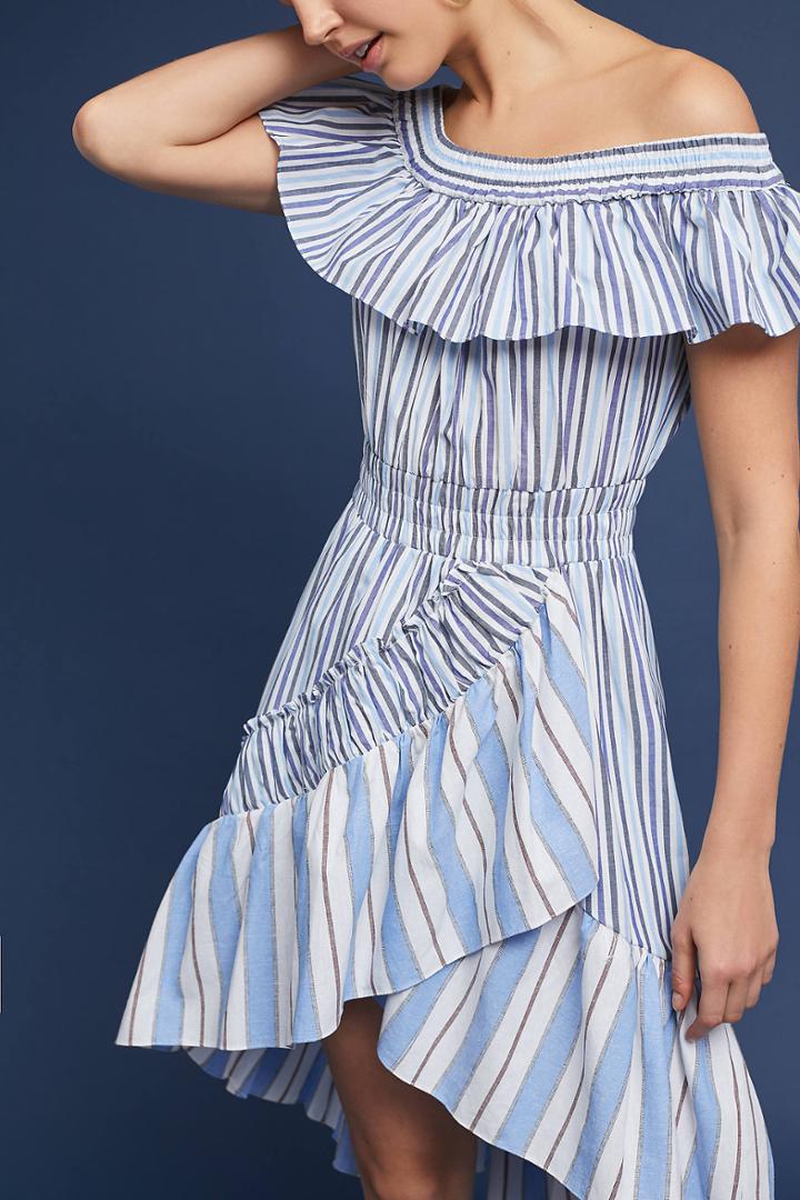Misa Riley Striped Dress