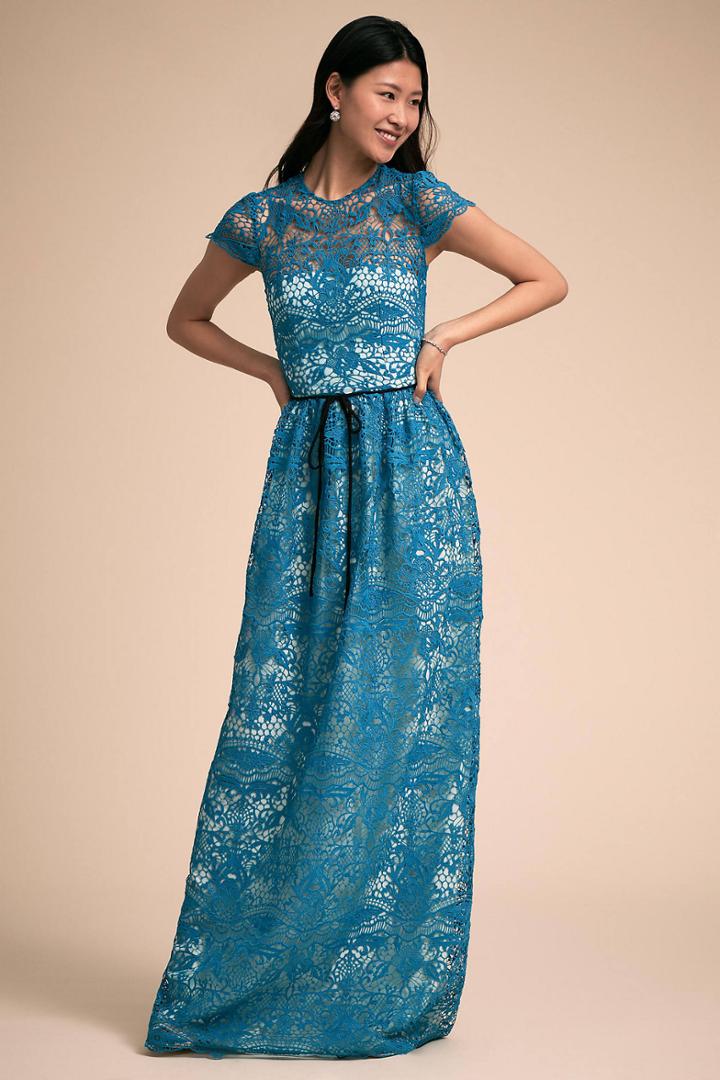 Ml Monique Lhuillier Azure Wedding Guest Dress
