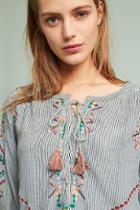 Akemi + Kin Almira Embroidered Peasant Top