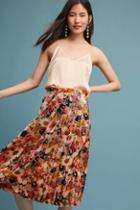Maeve Floral Velvet Skirt