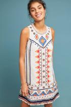 Akemi + Kin Reagan Embroidered Shift Dress