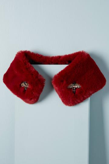 Nooki Design Dragonfly Faux Fur Collar