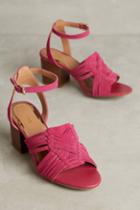 Klub Nico Woven Suede Block Heels