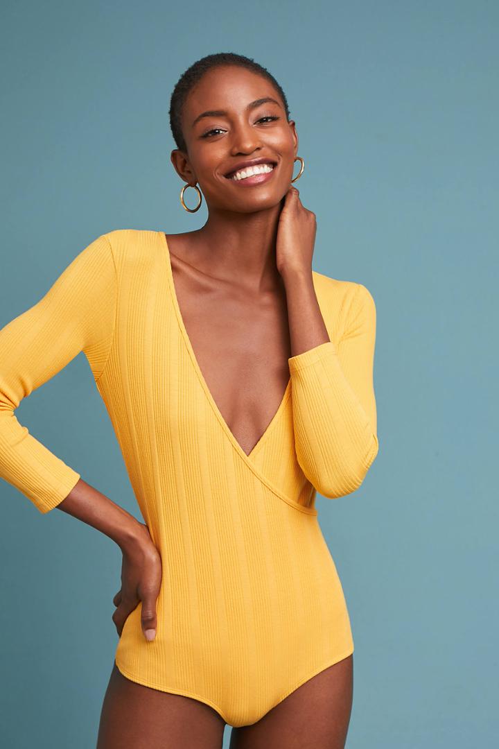 Mara Hoffman V-neck Bodysuit