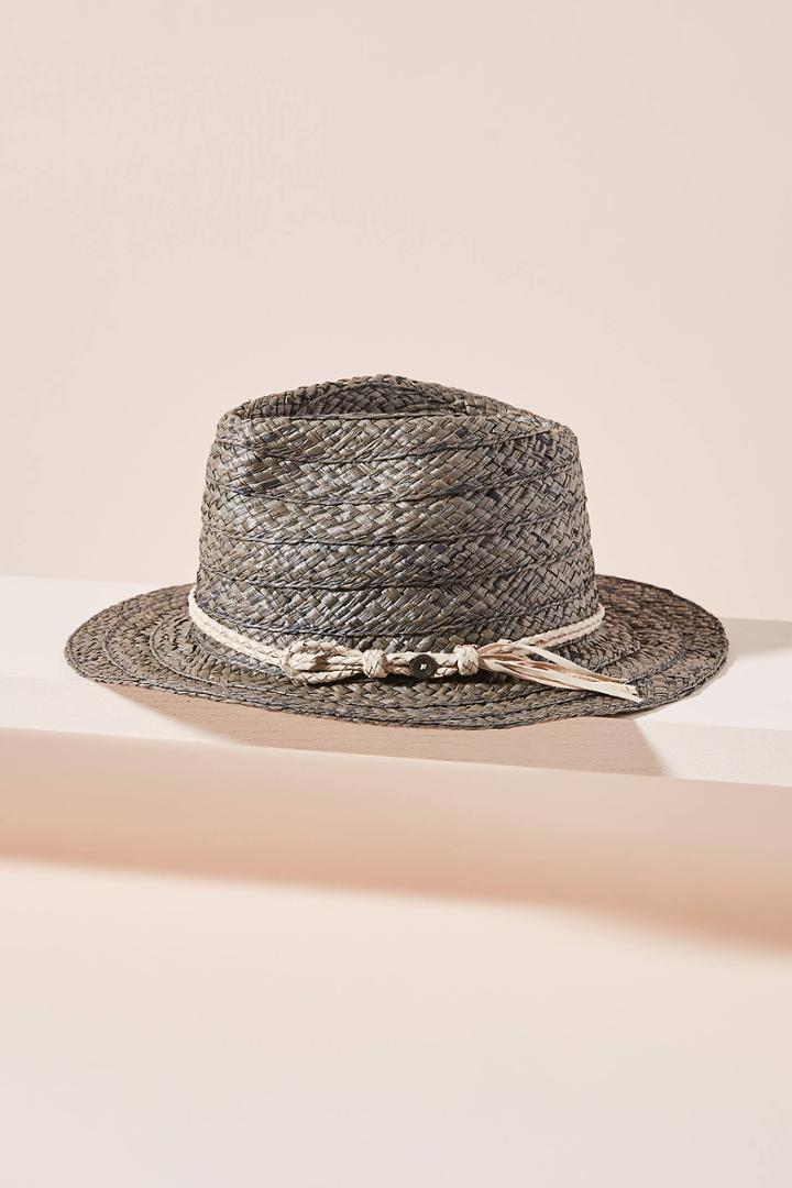 Anthropologie Napa Raffia Fedora