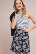 Eva Franco Mod Floral Mini Skirt