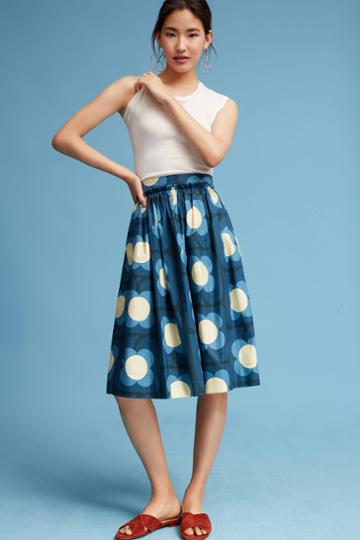 Orla Kiely Pleated Daisy Skirt