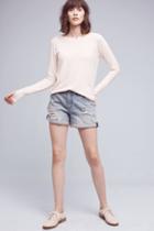 Pilcro Hyphen Denim Roll-up Shorts