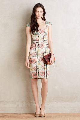 Byron Lars Brocade Garden Sheath
