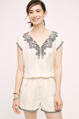Elevenses Mira Embroidered Romper