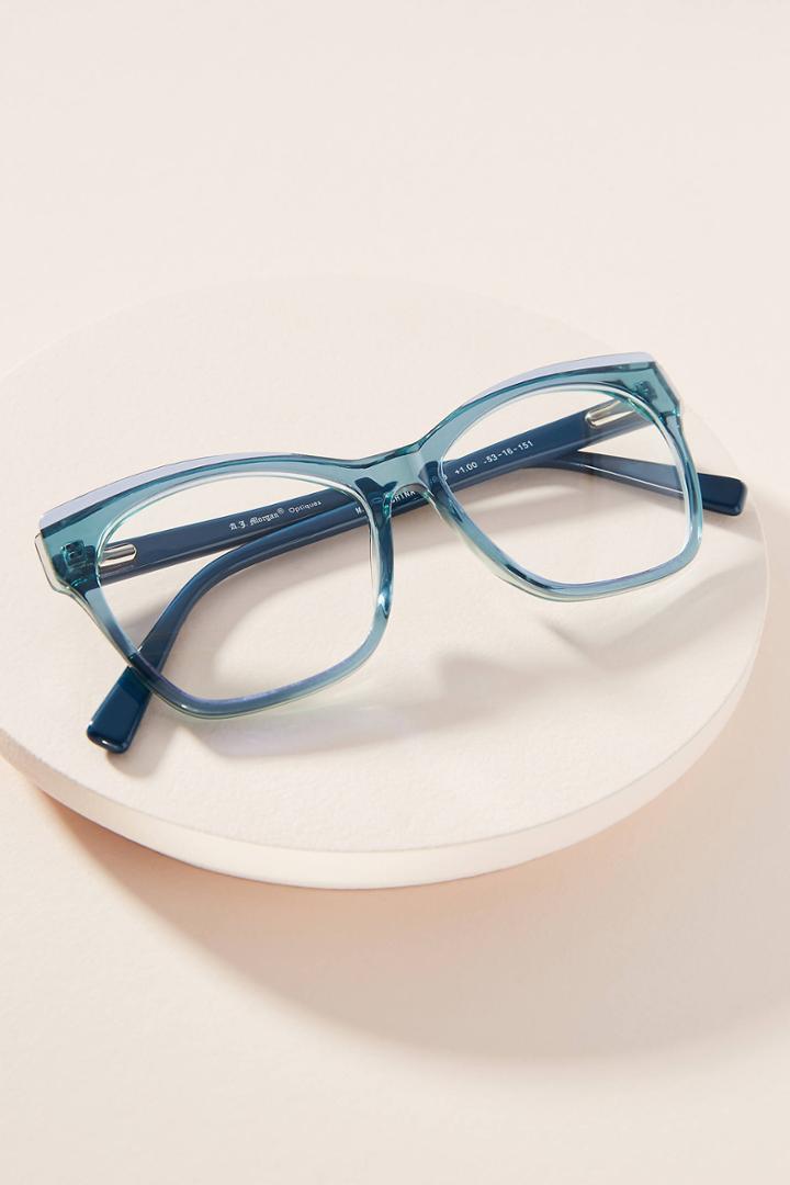 Anthropologie Linnie Square Reading Glasses