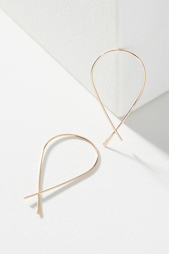 Nashelle 14k Gold-filled Lucky Loop Drop Earrings
