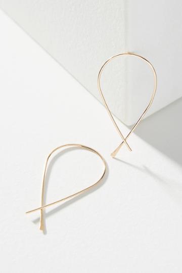 Nashelle 14k Gold-filled Lucky Loop Drop Earrings