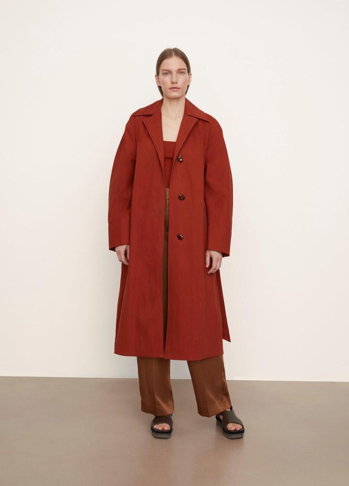 Vince Belted Long Coat