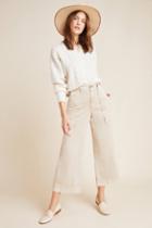 Anthropologie Carey Wide-leg Cropped Utility Pants