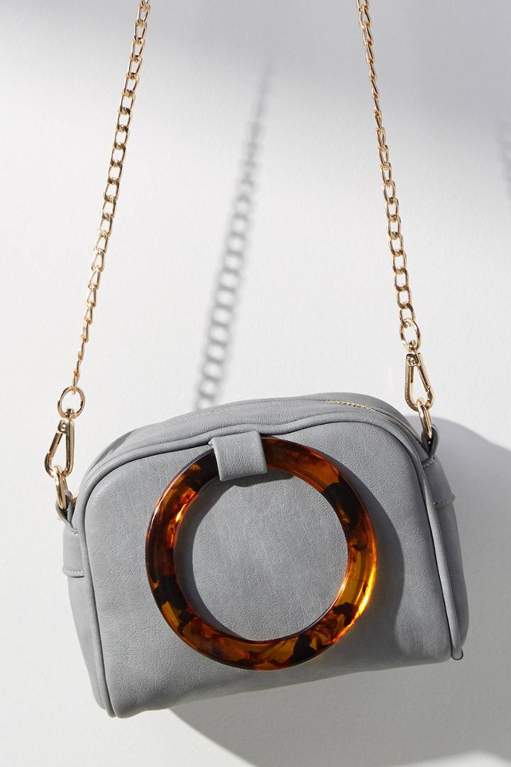 Anthropologie Lucite-handled Mini Crossbody Bag