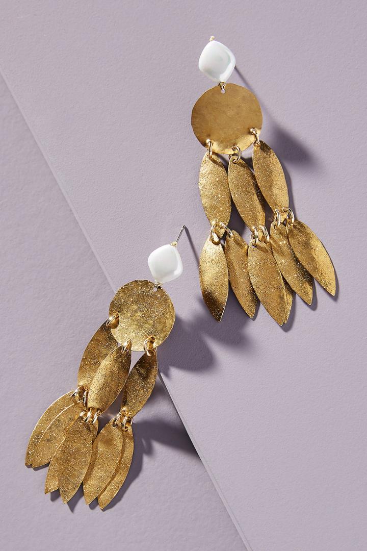 Serefina Meryl Pearl Drop Earrings