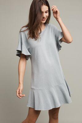 Saturday Sunday Odette Ruffle Sleeve Dress