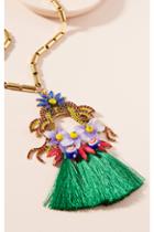 Elizabeth Cole Jayla Flower Pendant Necklace