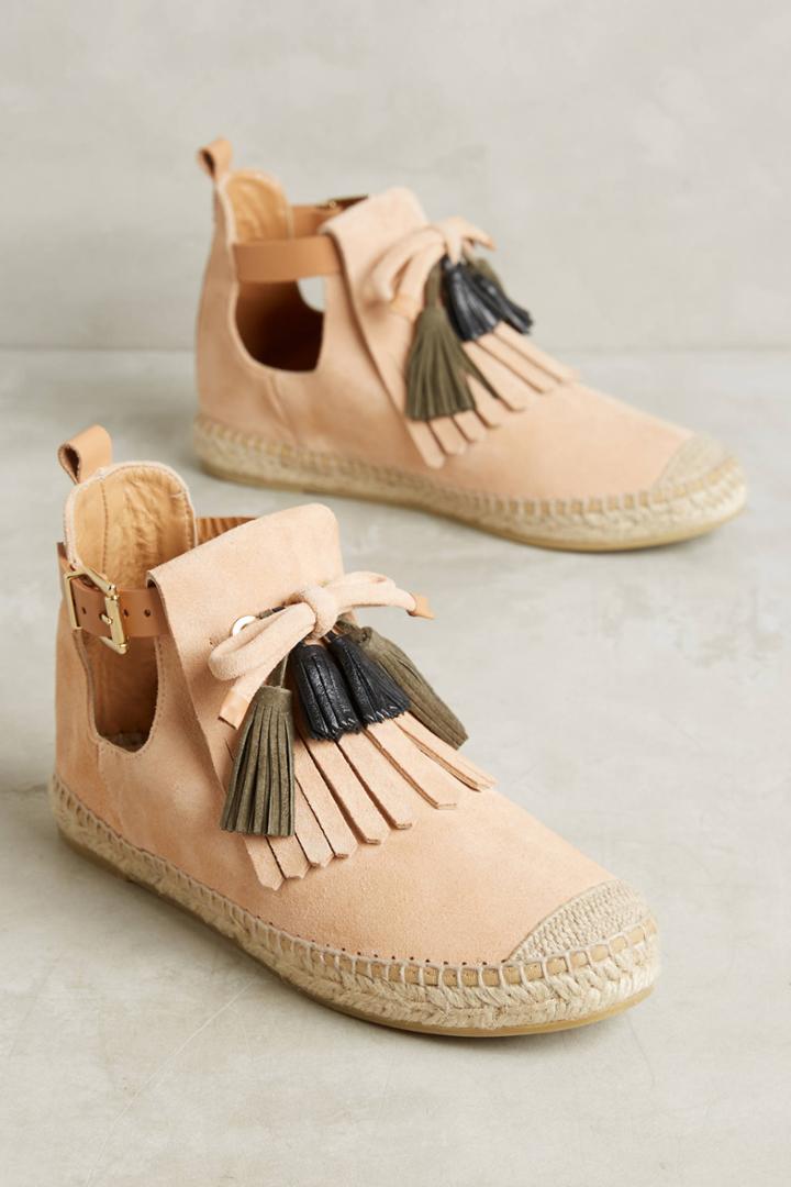 Intropia Kiltie Espadrille Boots