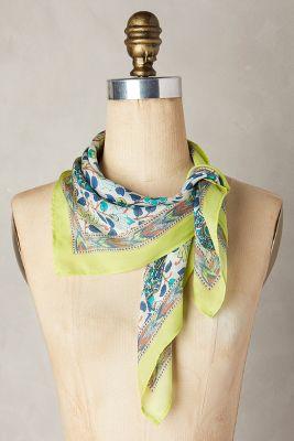 Anthropologie Canarina Silk Kerchief