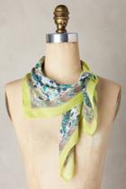 Anthropologie Canarina Silk Kerchief