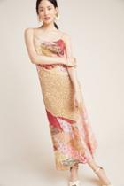 Kachel Diane Silk Bias Slip Dress