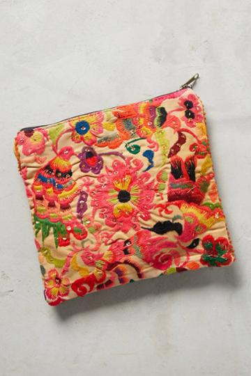 Momo Design Embroidered Whitney Pouch