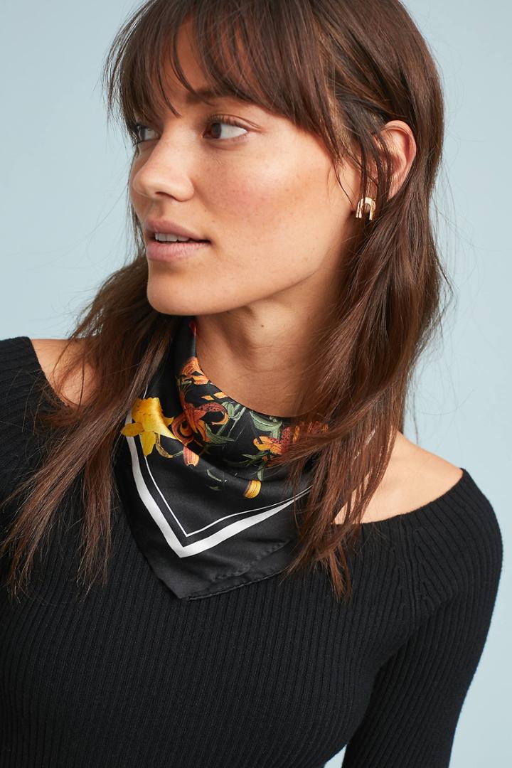 St. Piece Joan Floral Silk Scarf