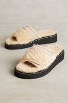See By Chloe See By Chloe Faux Shearling Slide Sandals