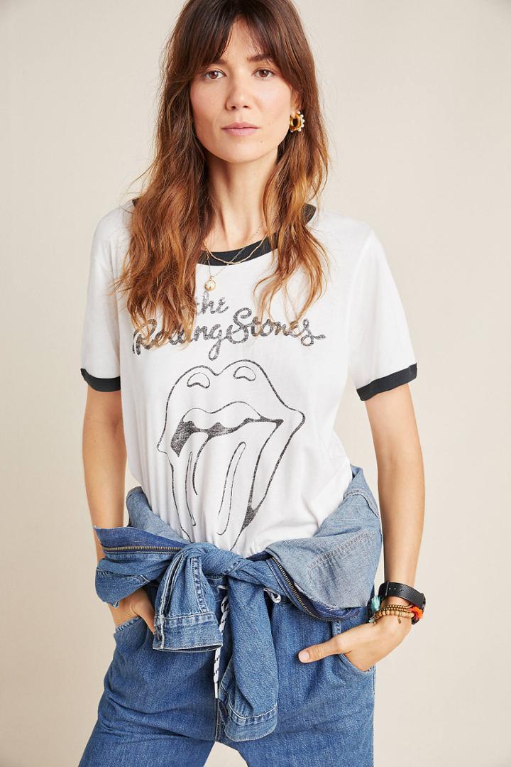 Letluv Rolling Stones Ringer Tee