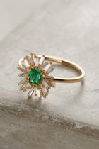 Suzanne Kalan One-of-a-kind Emerald Diamond Ring