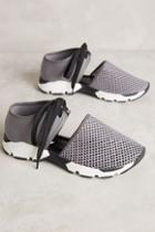 All Black Mesh Sneakers Grey