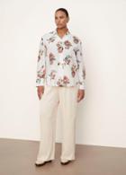 Vince Flutter Sleeve V-neck Popover