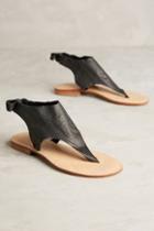 Cocobelle Snake Tie Sandals Black