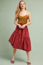 5 On 7 Asymmetrical Poplin Skirt