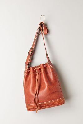 Anthropologie Campus Drawstring Bag