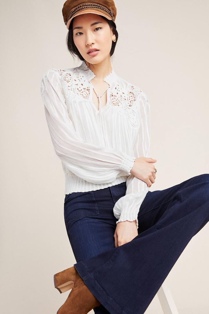 Anthropologie Moira Peasant Blouse