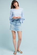 Mcguire Frayed Hem Mini Skirt
