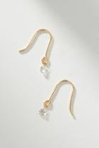 Nicha 18k Gold Diamond Drop Earrings