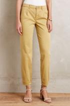 Pilcro Hyphen Pleated Chinos Gold